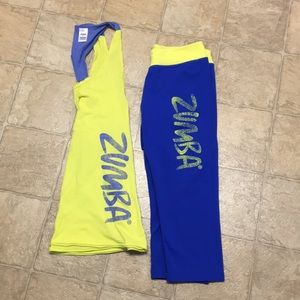 Zumba outfit (includes both pieces)size medium